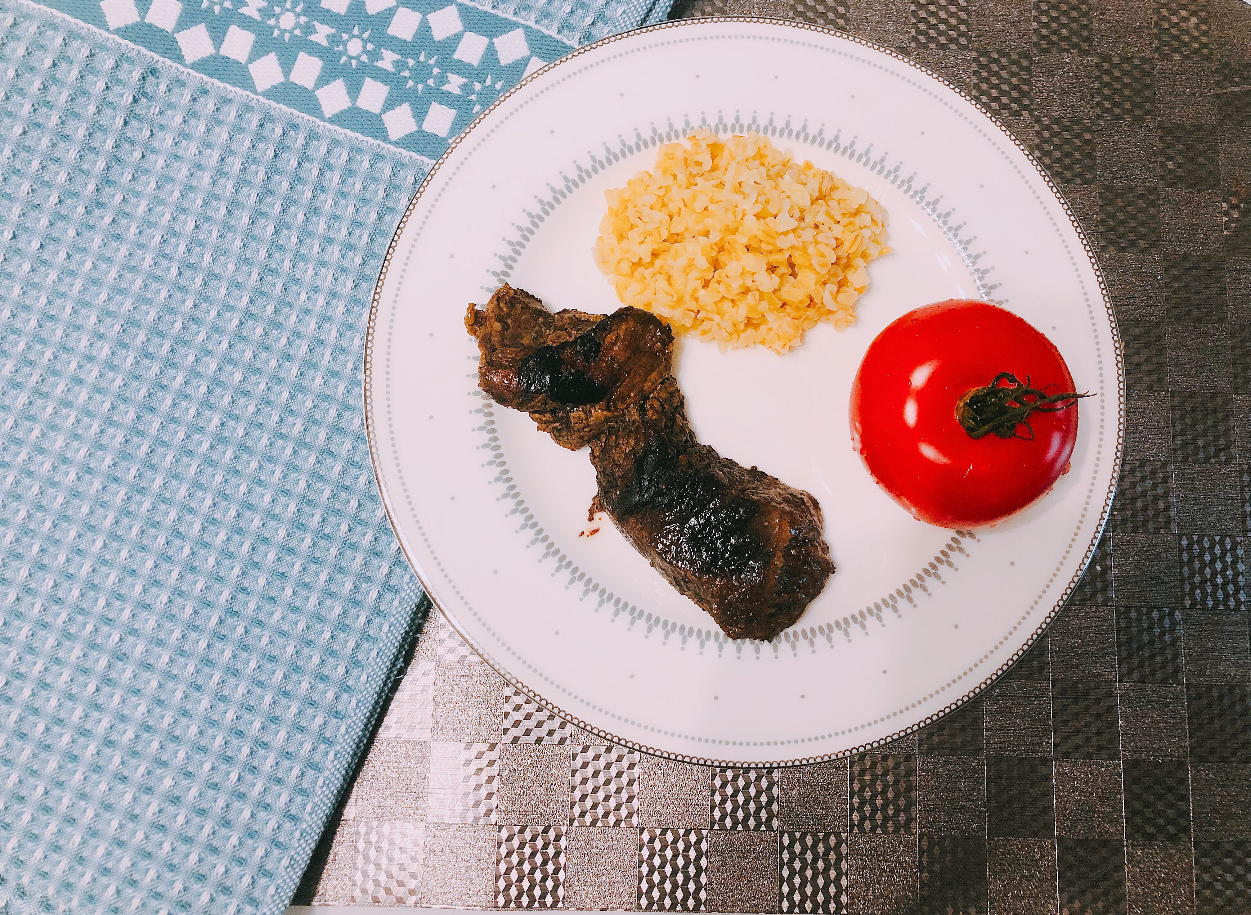 Fried beef steak