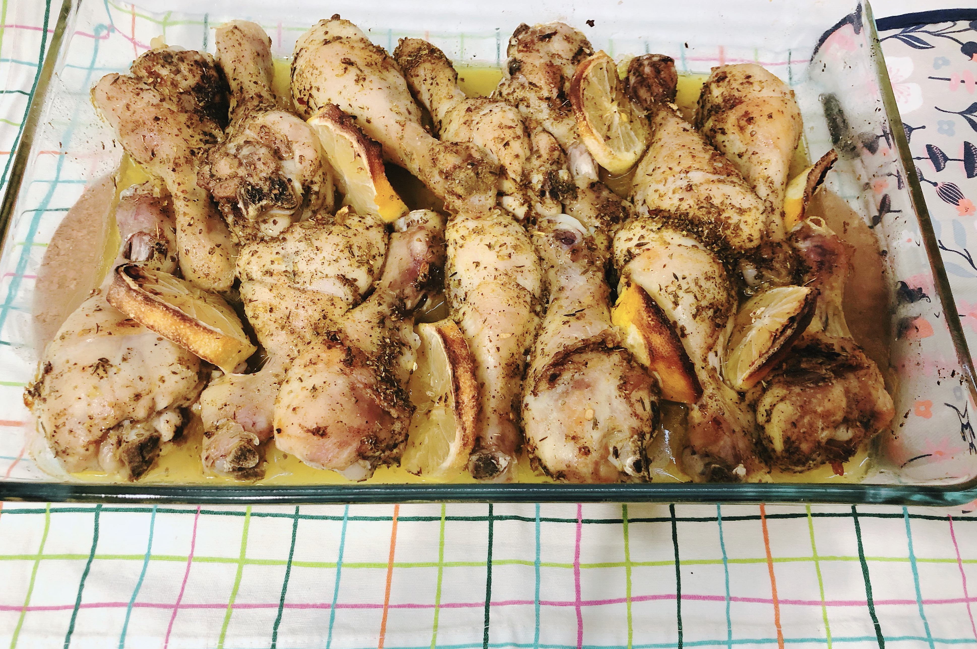 baked chicken with lemon marinade