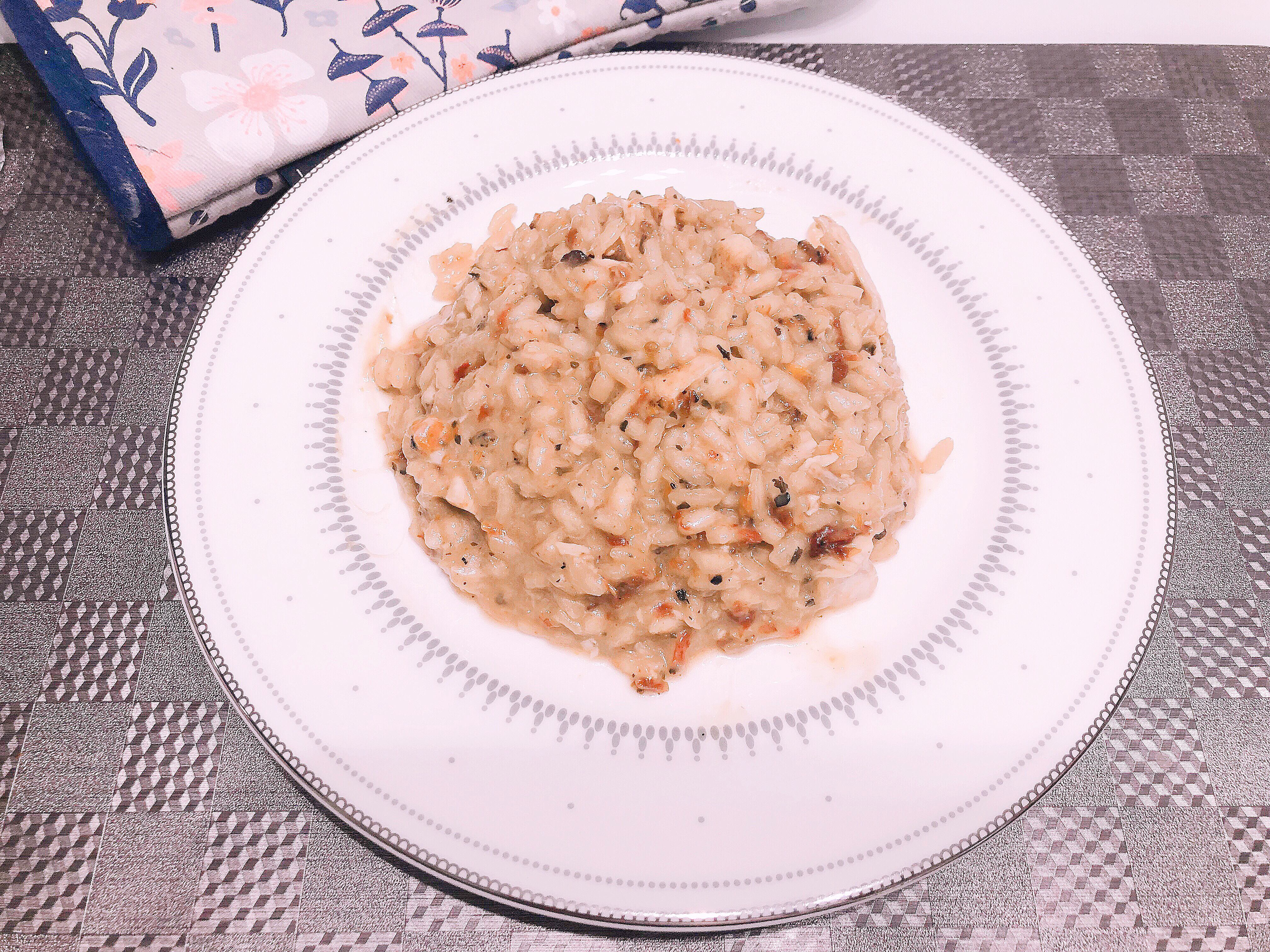 Cook risotto at home