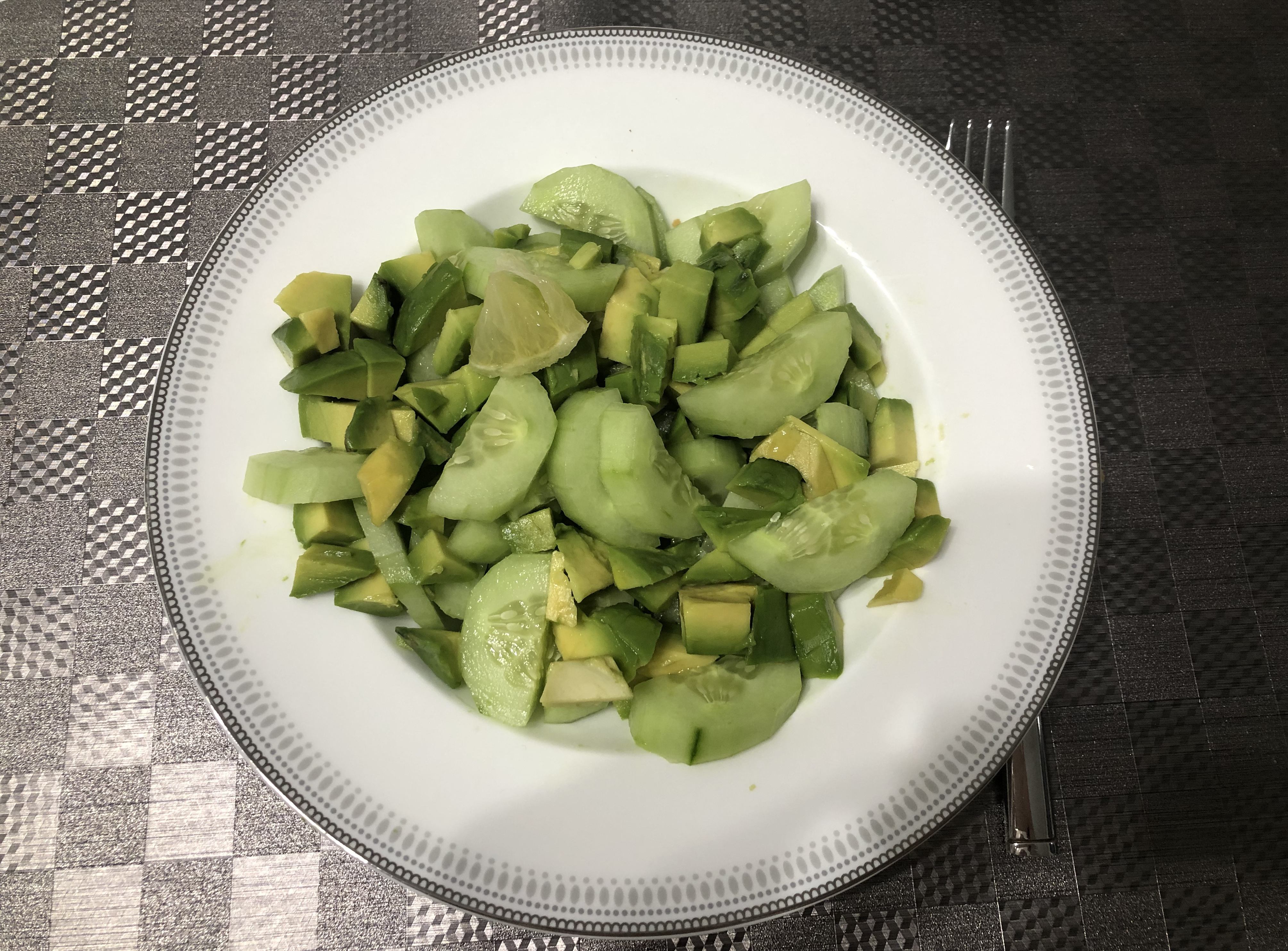 Simple green salad